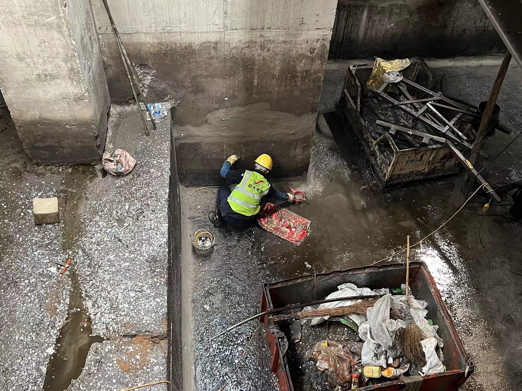 扬州邗江区基坑渗漏水堵漏